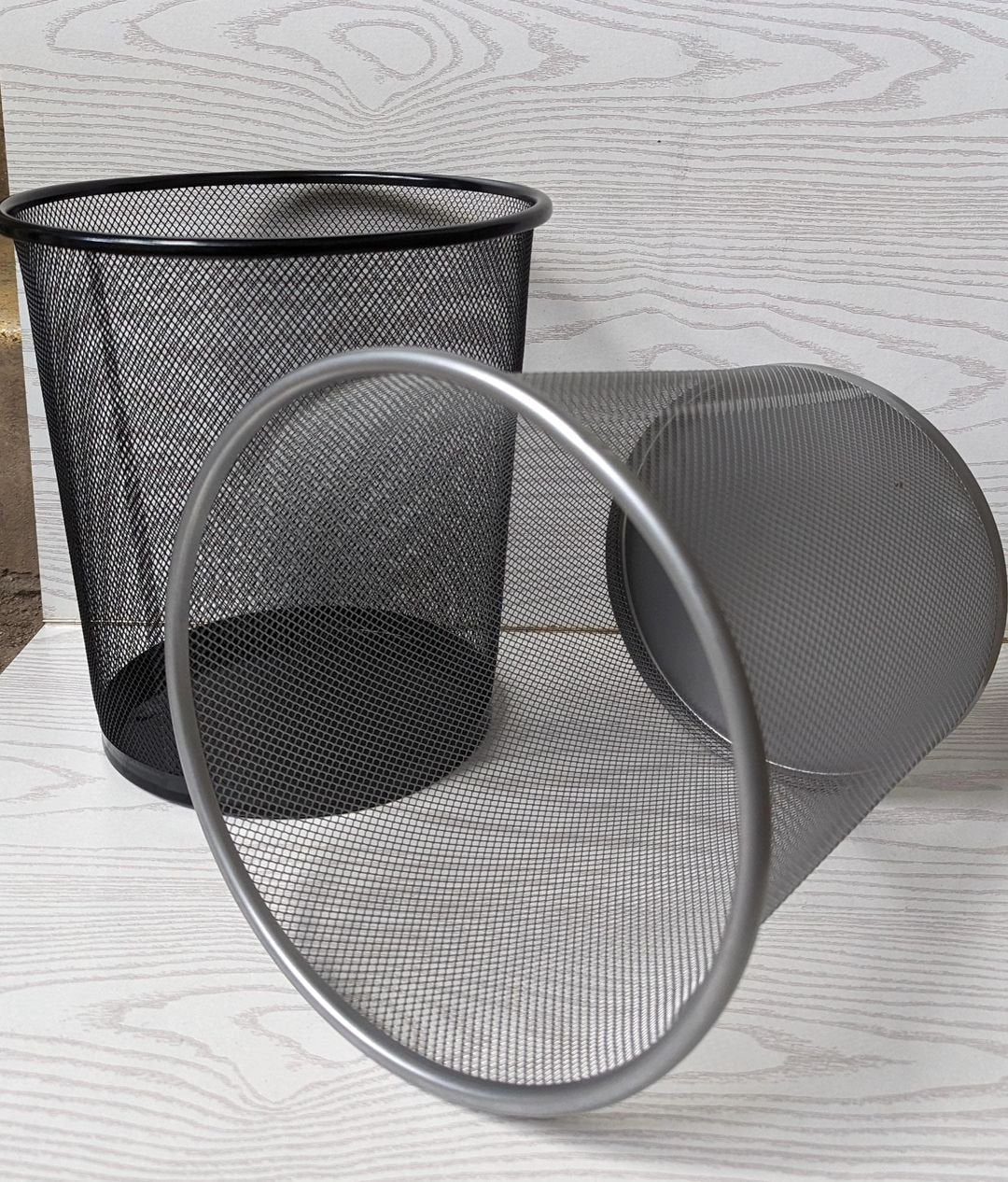 Stainless Steel Mesh Dustbin | - Elegant Households KE