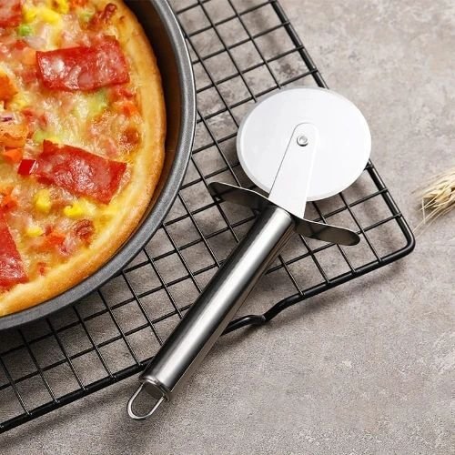 Stainless Steel Pizza Cutter | - Elegant Households KE