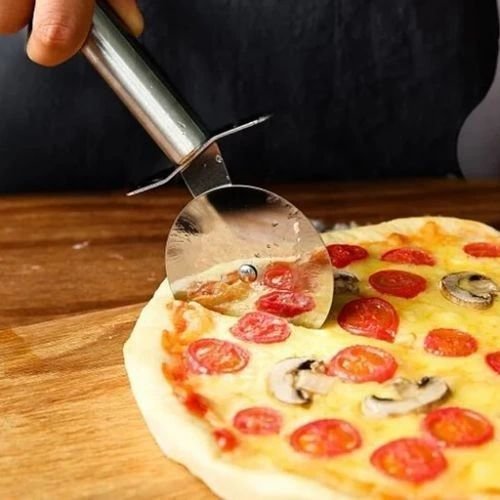 Stainless Steel Pizza Cutter | - Elegant Households KE