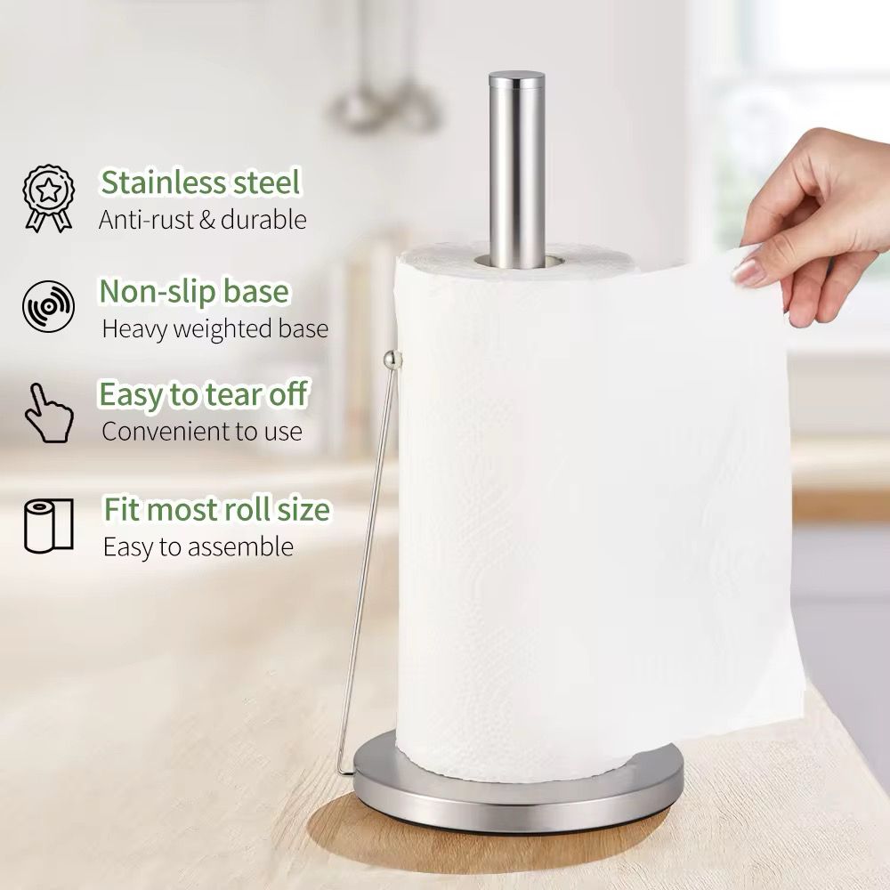 Stainless steel & Rustfree Paper Towel Holder | - Elegant Households KE