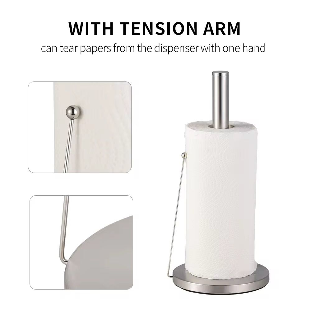 Stainless steel & Rustfree Paper Towel Holder | - Elegant Households KE