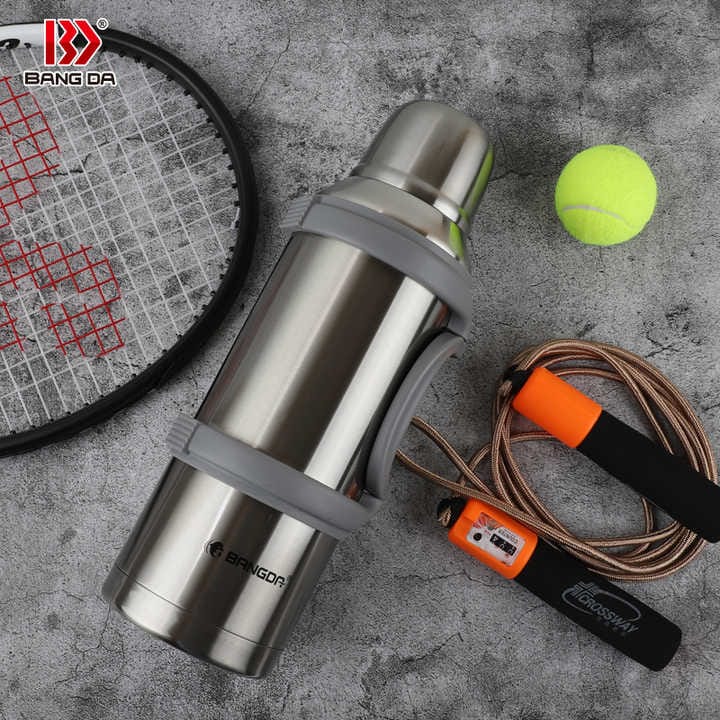 Stainless Steel Vacuum Flask ,Sleek Design, and Portable | - Elegant Households KE