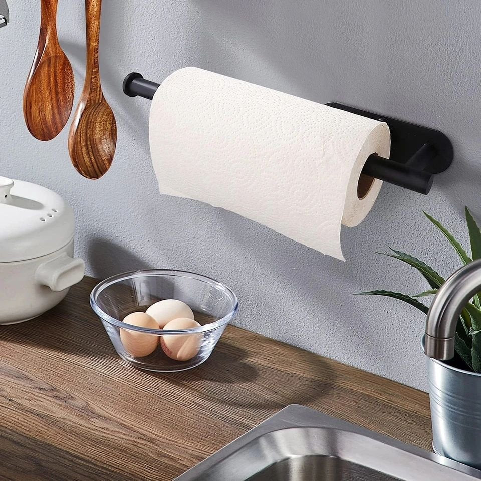 Stainless Wall Mounted Paper Towel Holder | - Elegant Households KE
