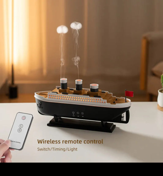 Steamship Design Essential oil Diffuser  | - Elegant Households KE