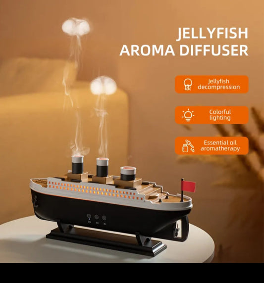 Steamship Design Essential oil Diffuser  | - Elegant Households KE