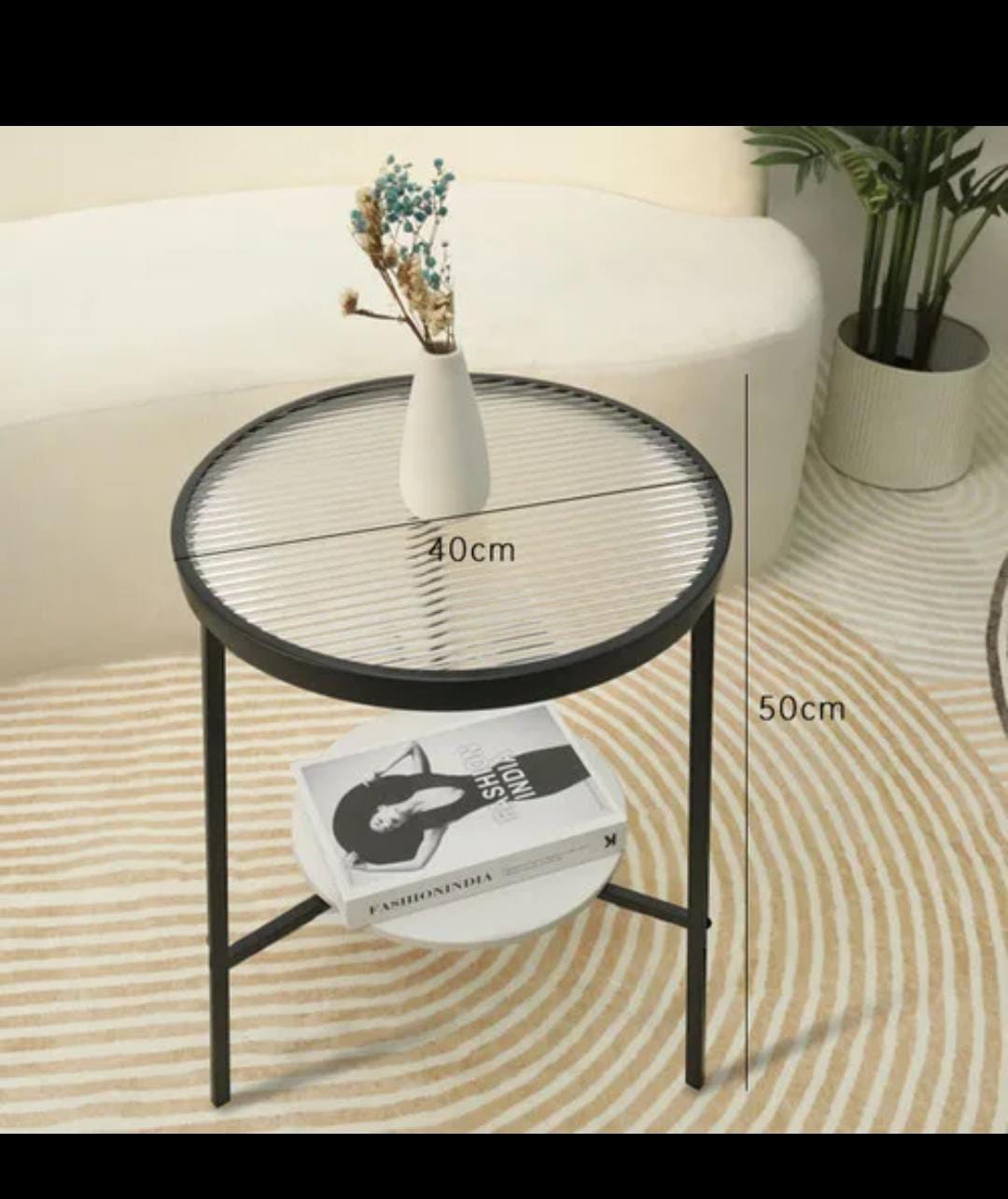 Stone Plate Side Table | - Elegant Households KE