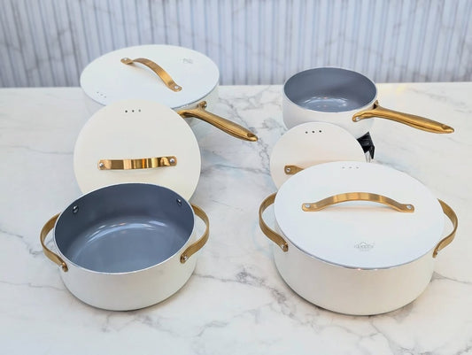 Stylish Ceramic Cookware Set | - Elegant Households KE