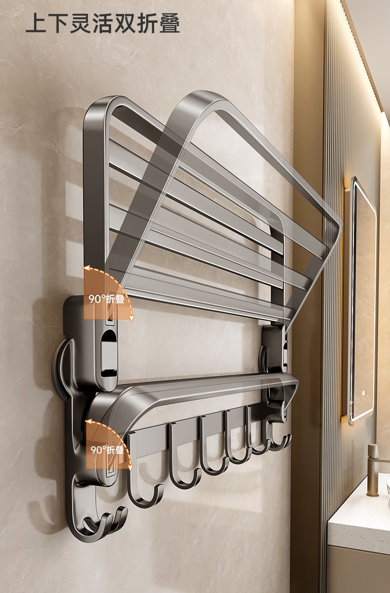 Suction cup bathroom rack | - Elegant Households KE
