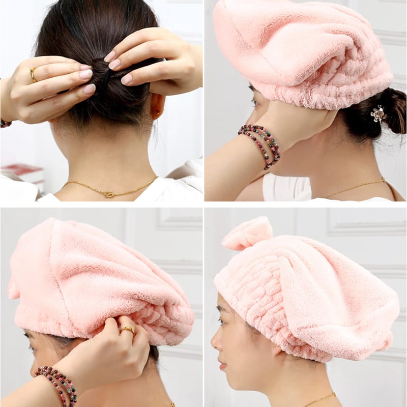 Super absorbent quick drying hair cap | - Elegant Households KE