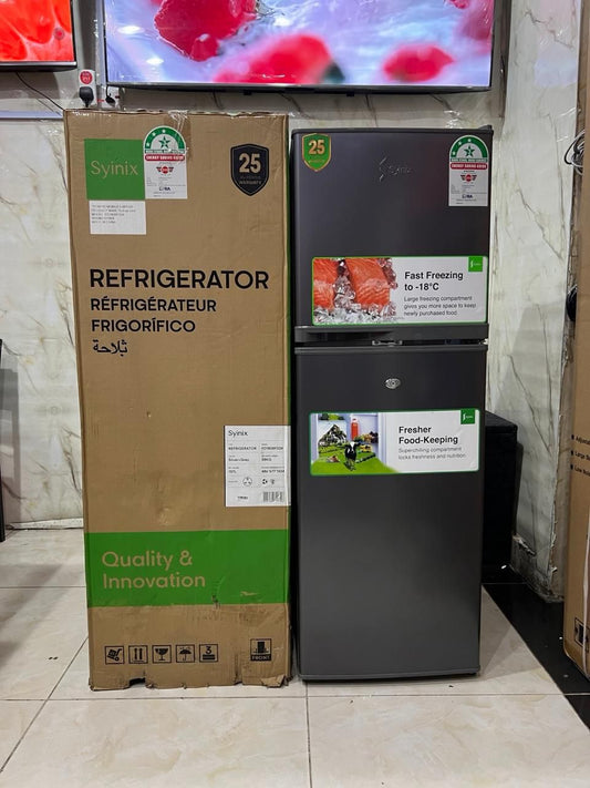 Syinix 137L Litres double door refrigerator | - Elegant Households KE