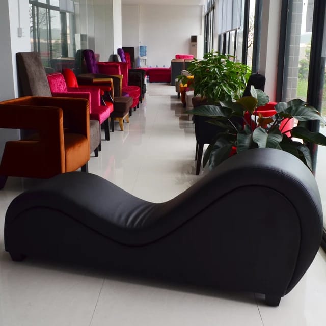 Tantra / Love Coach – Premium Leather, Foam Cushion & Wooden Frame | - Elegant Households KE