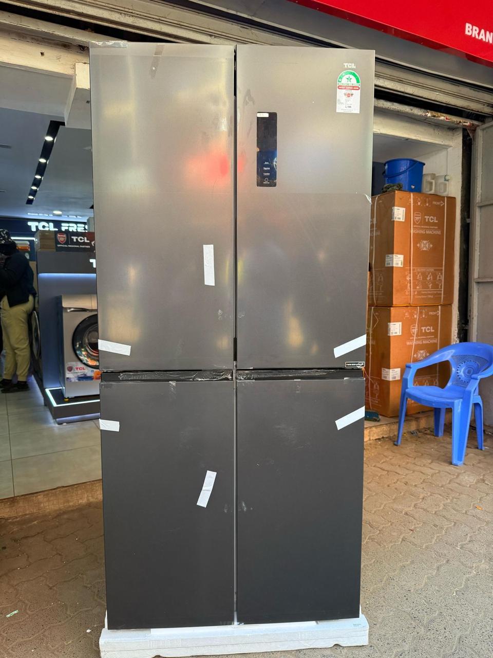 TCL P560CDN 470L Cross Door Refrigerator | - Elegant Households KE