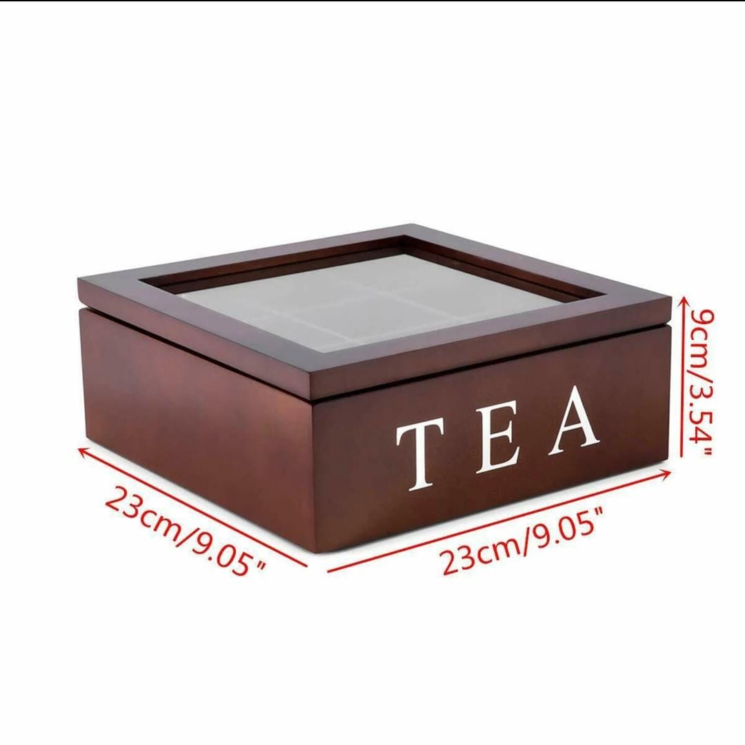 Tea Box Tea Bags Container Storage | - Elegant Households KE