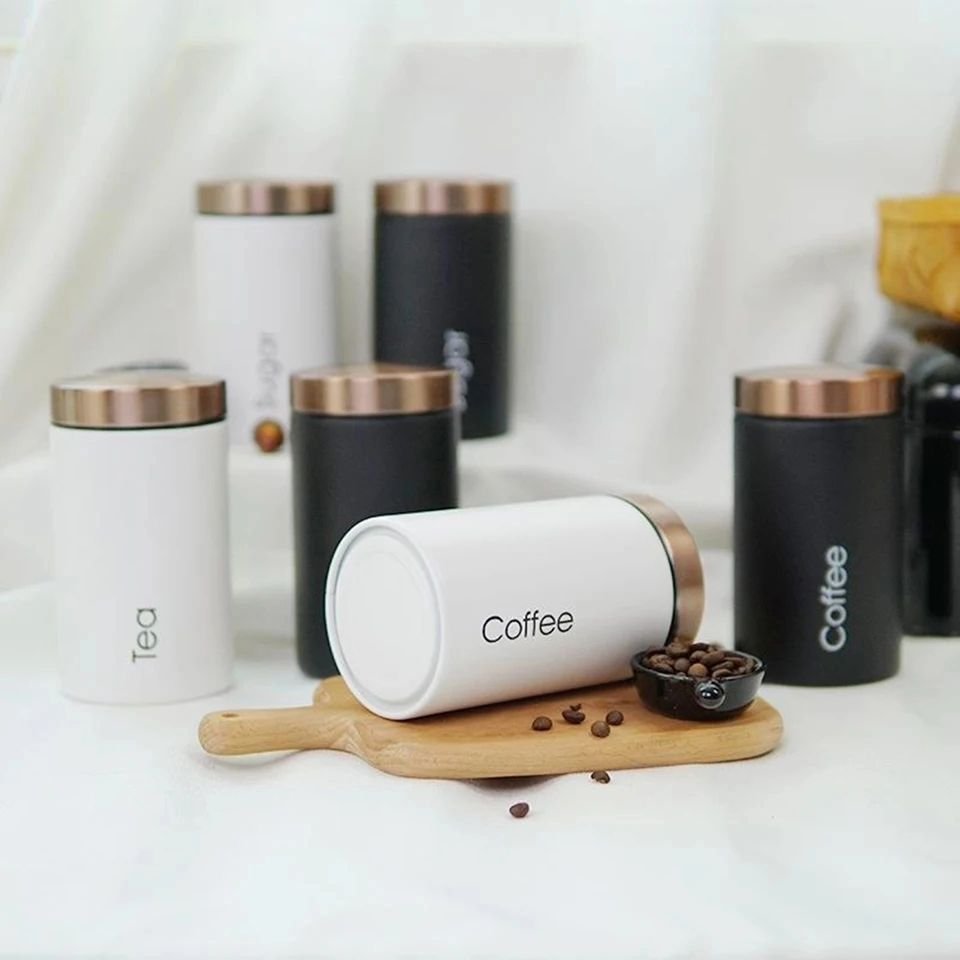 Tea, Coffee, Sugar Canisters | - Elegant Households KE
