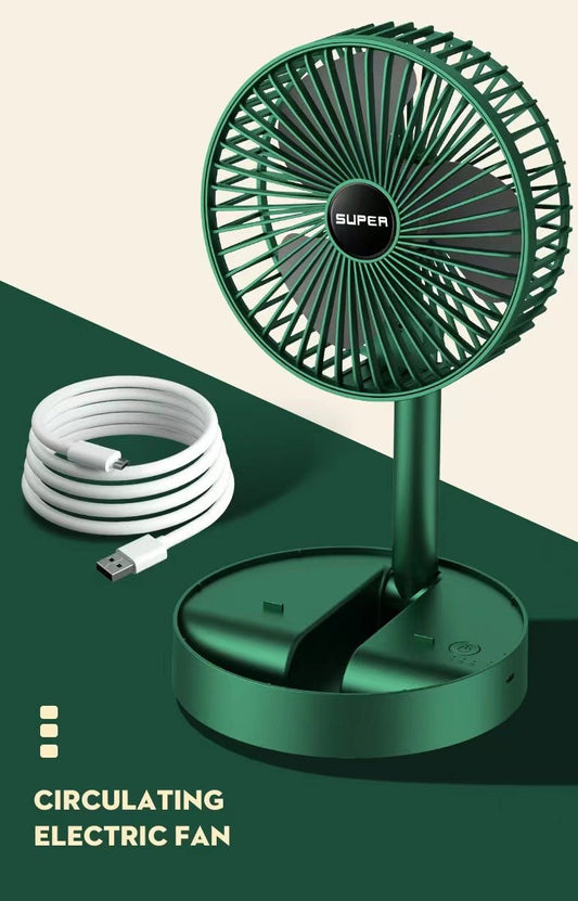 Telescopic Mini Foldable Fan | - Elegant Households KE