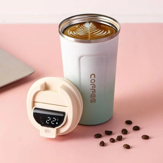 Thermocup with Smart LED Temperature Display | - Elegant Households KE