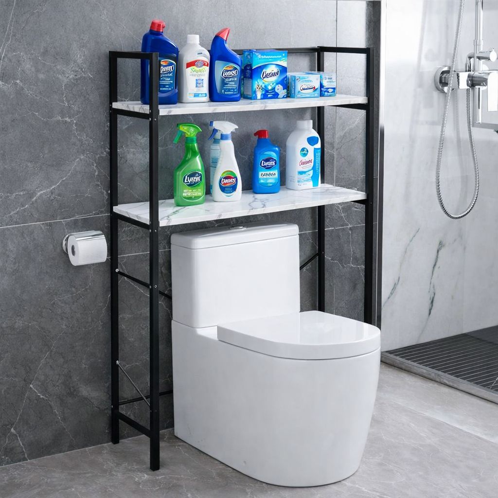  - Tier Over Toilet Rack Space Saver Organizer | - Elegant Households KE