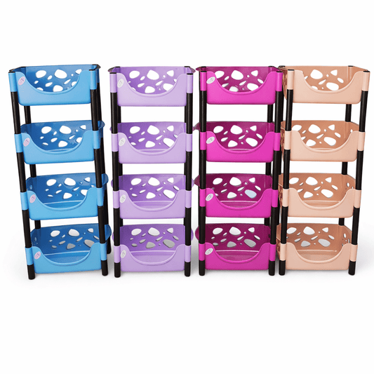 Tip Top 4 - Tier Storage Trolley – Multi - Purpose Organizer | - Elegant Households KE