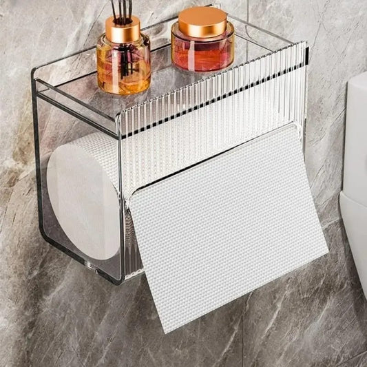 Toilet Tissue Box/Holder Plastics Toilet Paper Box/Holder | - Elegant Households KE