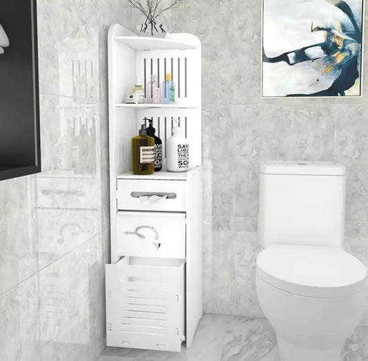 Toilet/Bathroom vanity Side Cabinet | - Elegant Households KE
