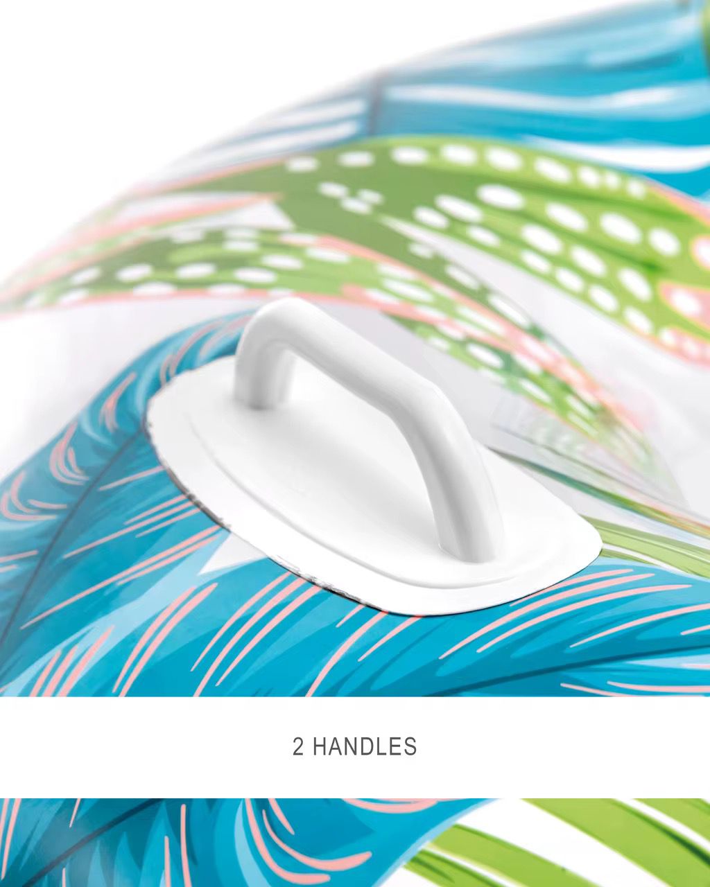 Tropical Swim Tube 98 cm – Inflatable Pool Float with Handles for Beach & Summer Relaxation | - Elegant Households KE