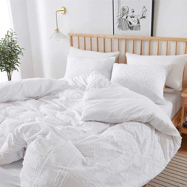 Tufted duvet cover set | - Elegant Households KE