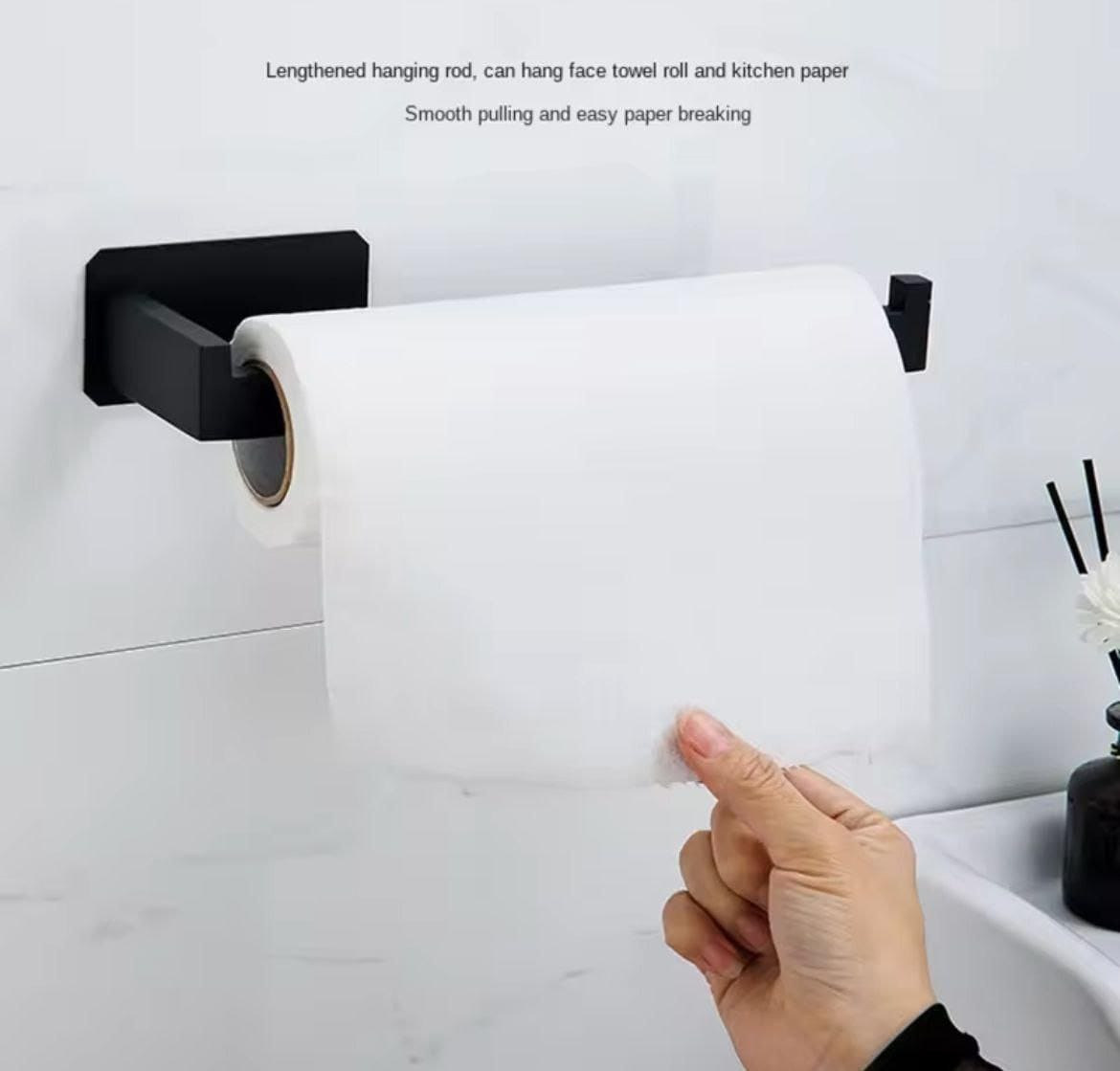 Undershelf multipurpose Long Paper Towel Holder | - Elegant Households KE