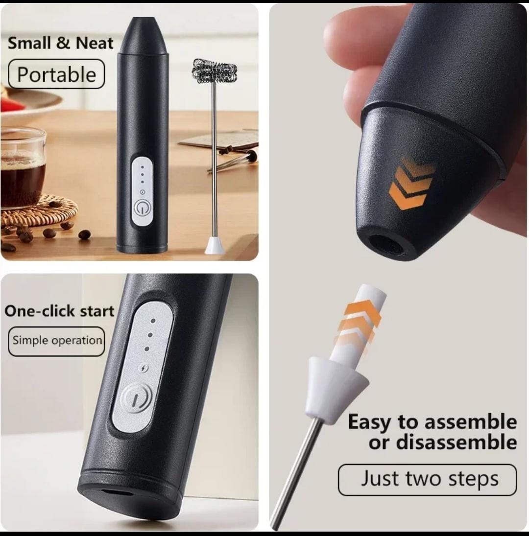 USB Rechargeable MINI Milk Frother | - Elegant Households KE
