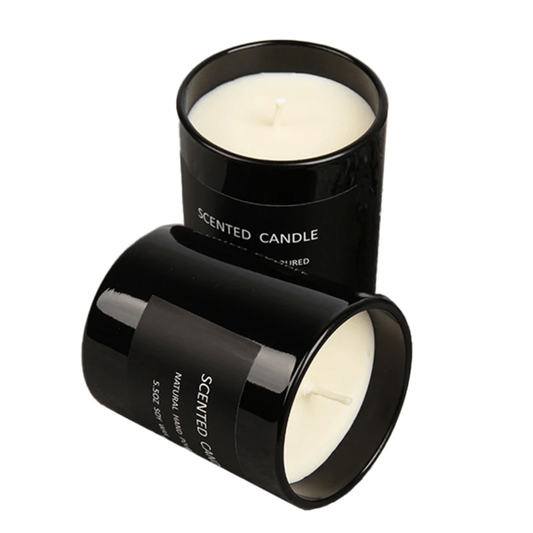 Vanilla Scented Soy Wax Candle in Glass Jar | - Elegant Households KE