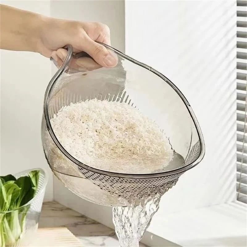 Vegetable/Fruit/Rice Washing Plastic Drain | - Elegant Households KE