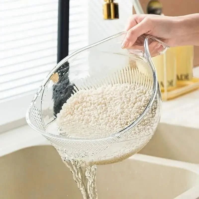 Vegetable/Fruit/Rice Washing Plastic Drain | - Elegant Households KE