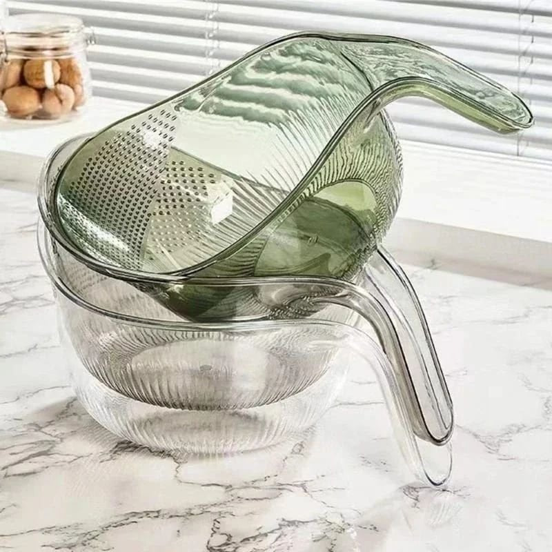 Vegetable/Fruit/Rice Washing Plastic Drain | - Elegant Households KE