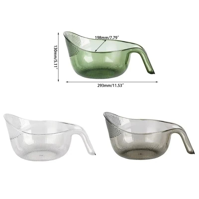 Vegetable/Fruit/Rice Washing Plastic Drain | - Elegant Households KE