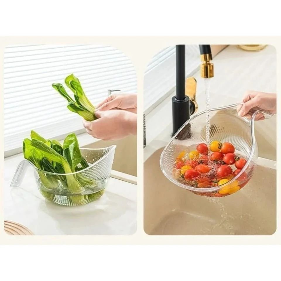 Vegetable/Fruit/Rice Washing Plastic Drain | - Elegant Households KE
