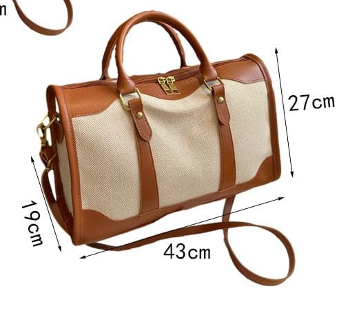 Vintage women's canvas Travel luggage bag/Travel duffle bag | - Elegant Households KE