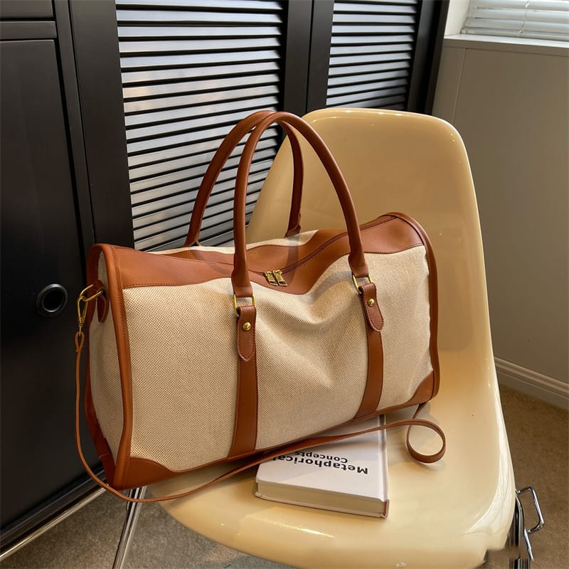 Vintage women's canvas Travel luggage bag/Travel duffle bag | - Elegant Households KE