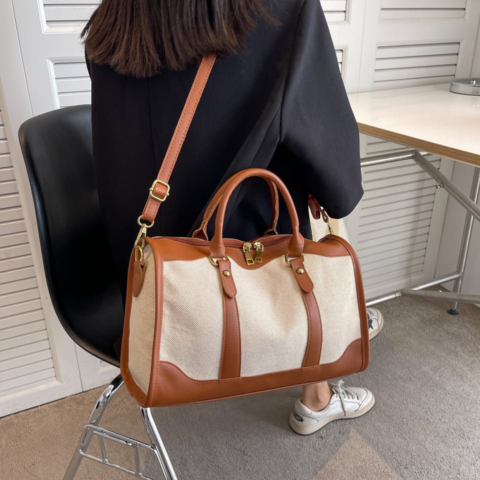 Vintage women's canvas Travel luggage bag/Travel duffle bag | - Elegant Households KE