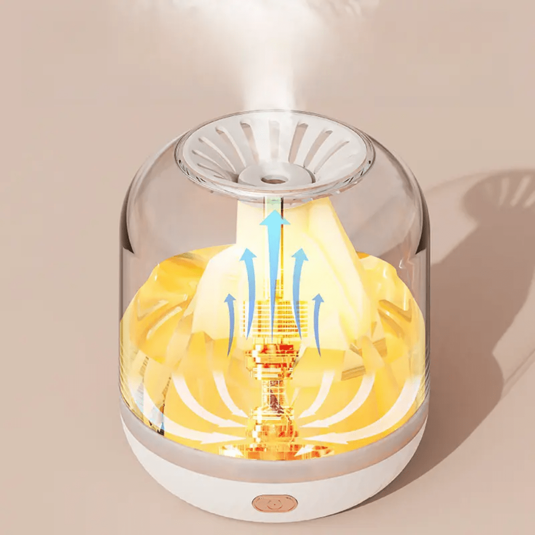 VOLCANO AROMATHERAPY RECHARGEABLE DIFFUSER/ HUMIDIFIER | - Elegant Households KE
