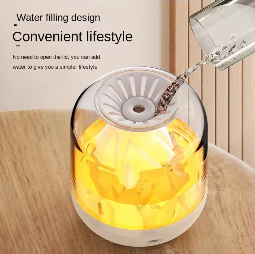 VOLCANO AROMATHERAPY RECHARGEABLE DIFFUSER/ HUMIDIFIER | - Elegant Households KE