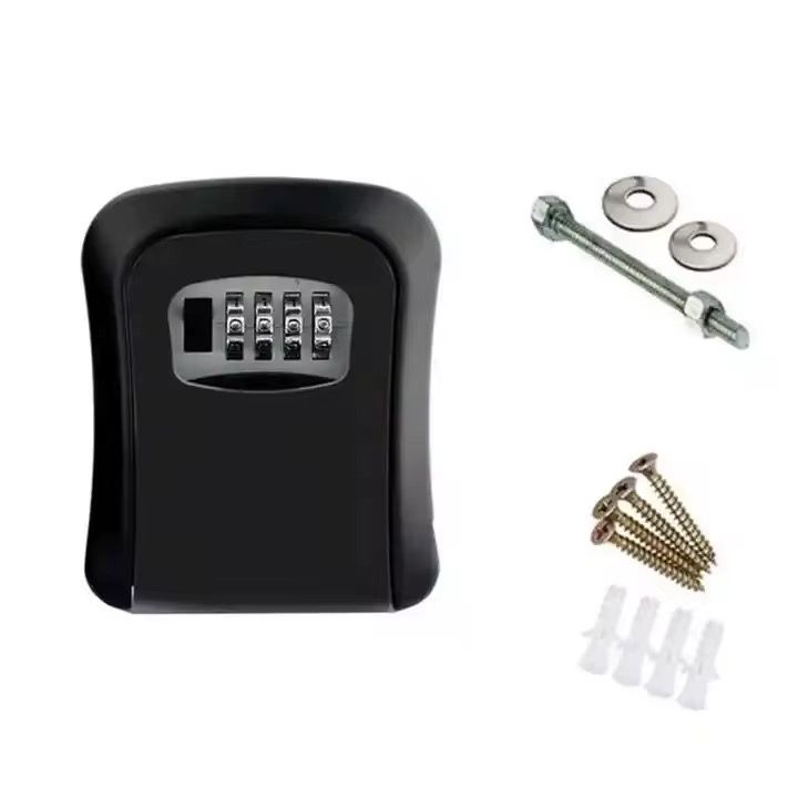 Wall - Mounted Key Lock Box – Full Metallic | - Elegant Households KE