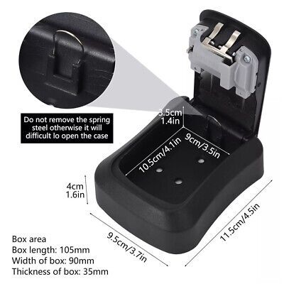 Wall - Mounted Key Lock Box – Full Metallic | - Elegant Households KE