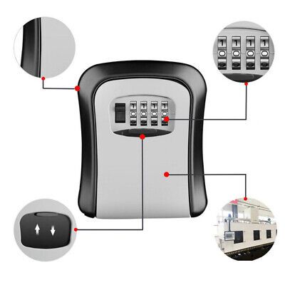 Wall - Mounted Key Lock Box – Full Metallic | - Elegant Households KE