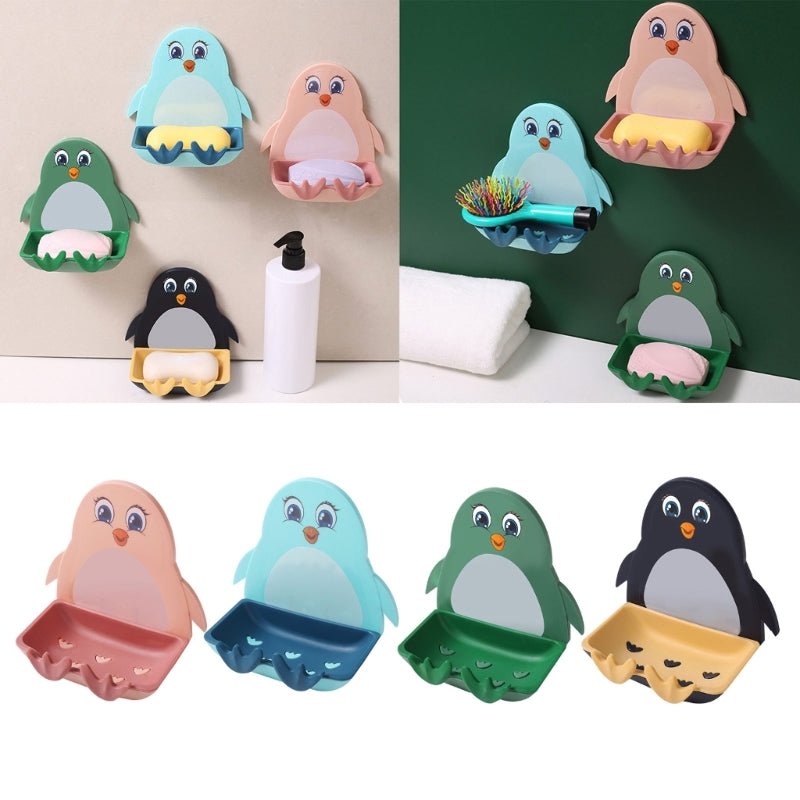 Wall mounted penguin decorative soap dish* | - Elegant Households KE
