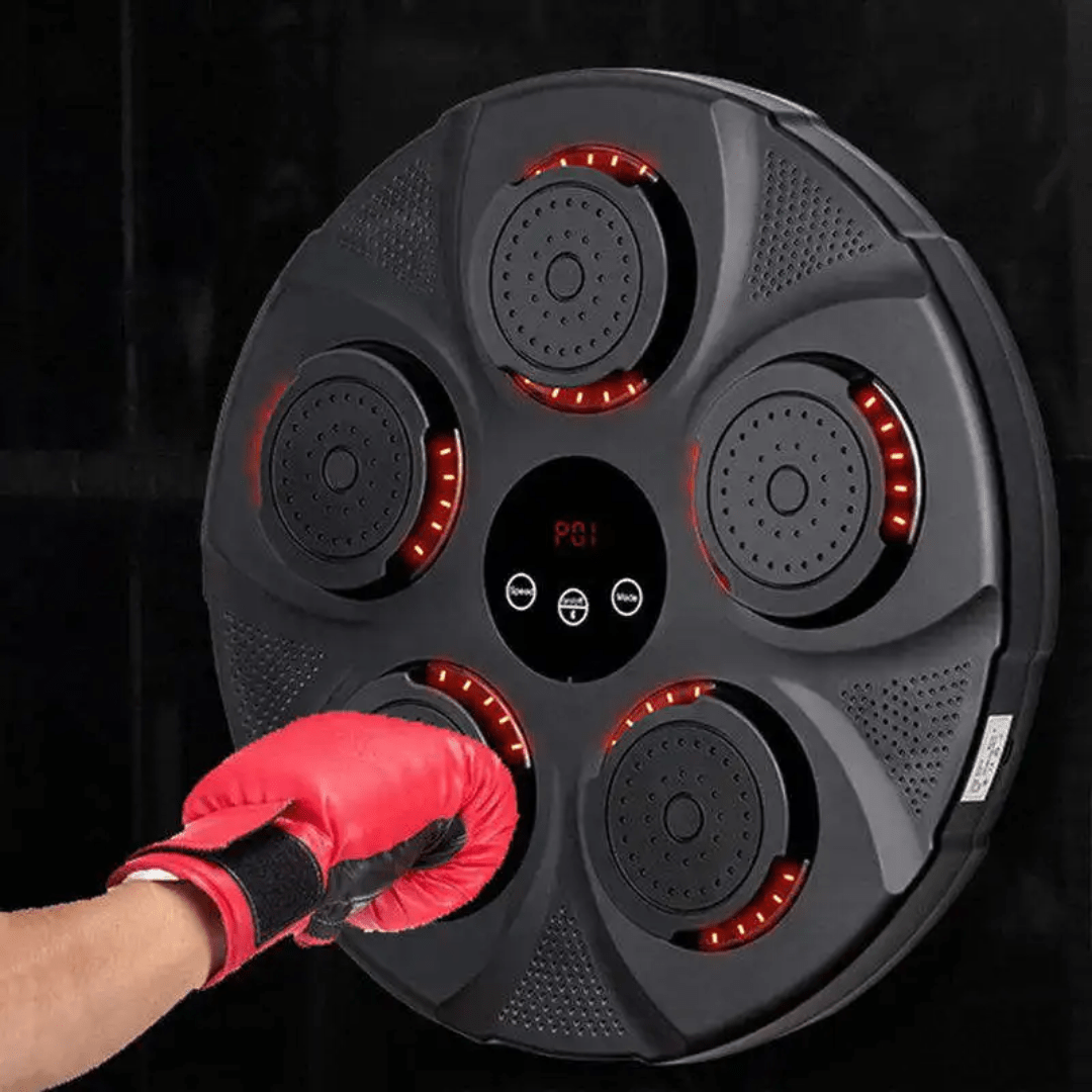 Wall Mounted Punch Boxing Trainer with LED Display | - Elegant Households KE