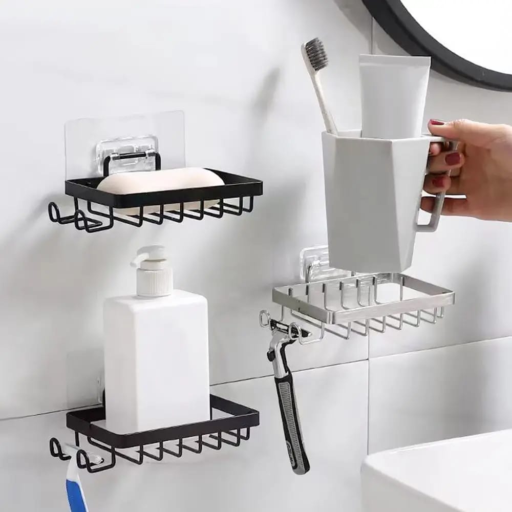 Wall mounted stainless steel soap dish | - Elegant Households KE