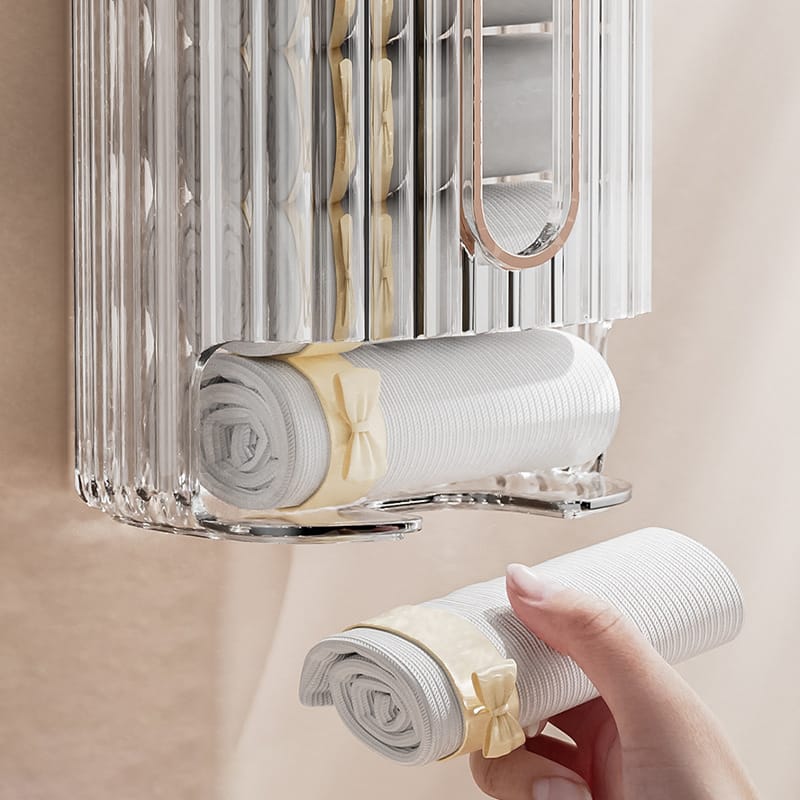 Wall mounted storage box hollow underwear organiser | - Elegant Households KE