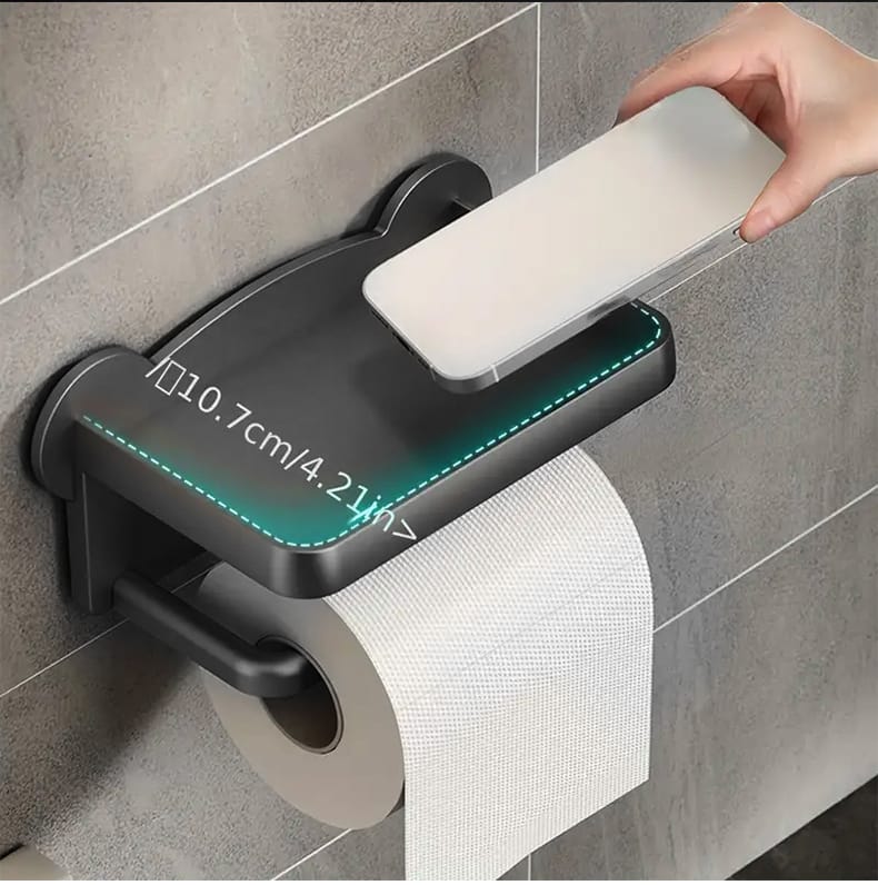 Wall Mounted Tissue Storage/Holder | - Elegant Households KE