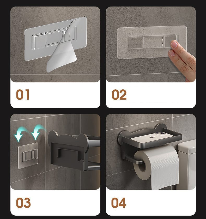 Wall Mounted Tissue Storage/Holder | - Elegant Households KE