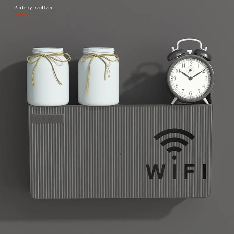 Wall mounted wireless WiFi router box/cover | - Elegant Households KE