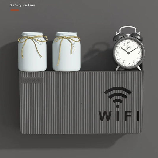 Wall mounted wireless WiFi router box/cover | - Elegant Households KE